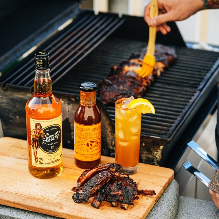 Sailor Jerry® Ironsides BBQ Sauce - Grill Your Ass Off
