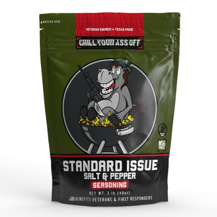 Standard Issue Salt & Pepper - Grill Your Ass Off