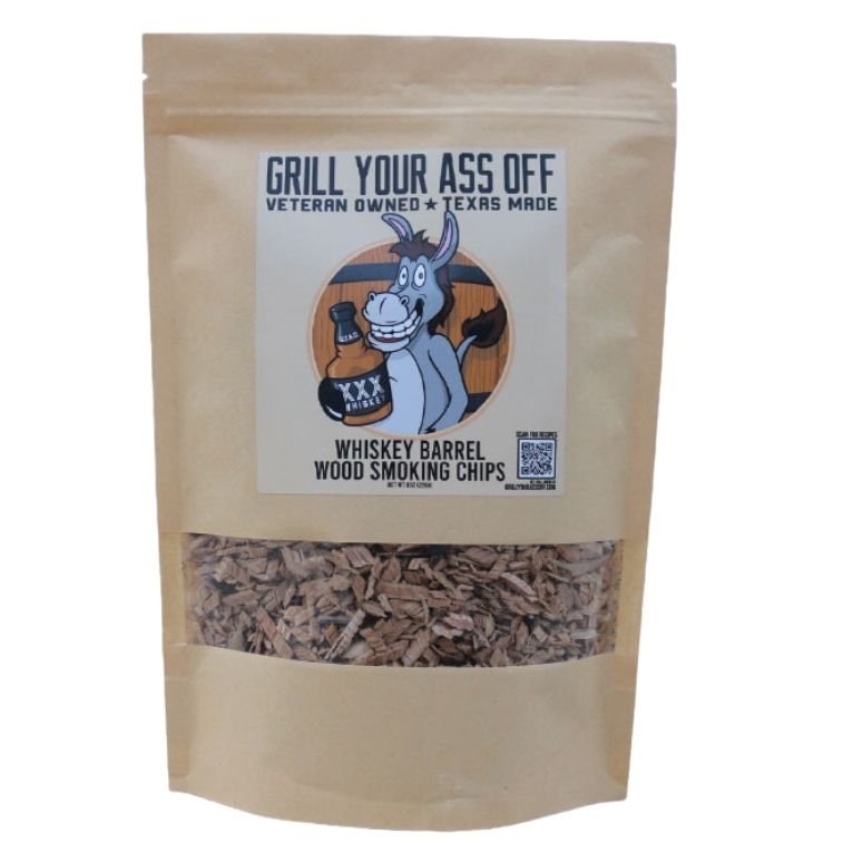 Whiskey Barrel Wood Chips - Grill Your Ass Off