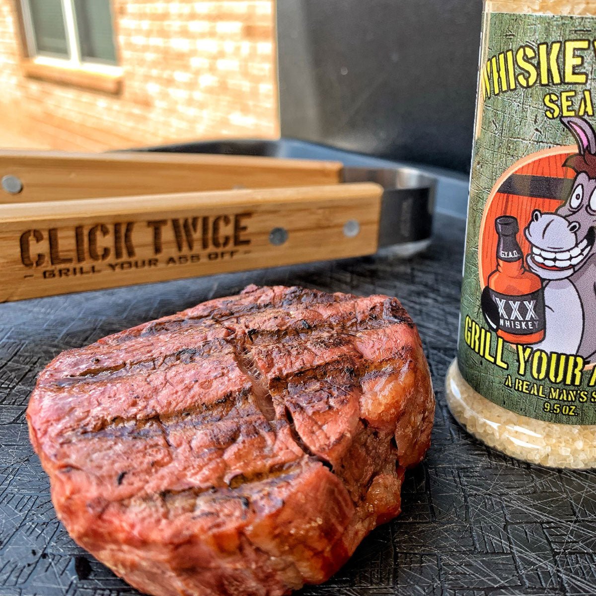 WHISKEY SMOKED SEA SALT - Grill Your Ass Off